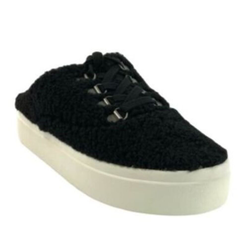 Lucky Brand Tolini Platform Sneaker Faux Shearling Mule Lace-up 6